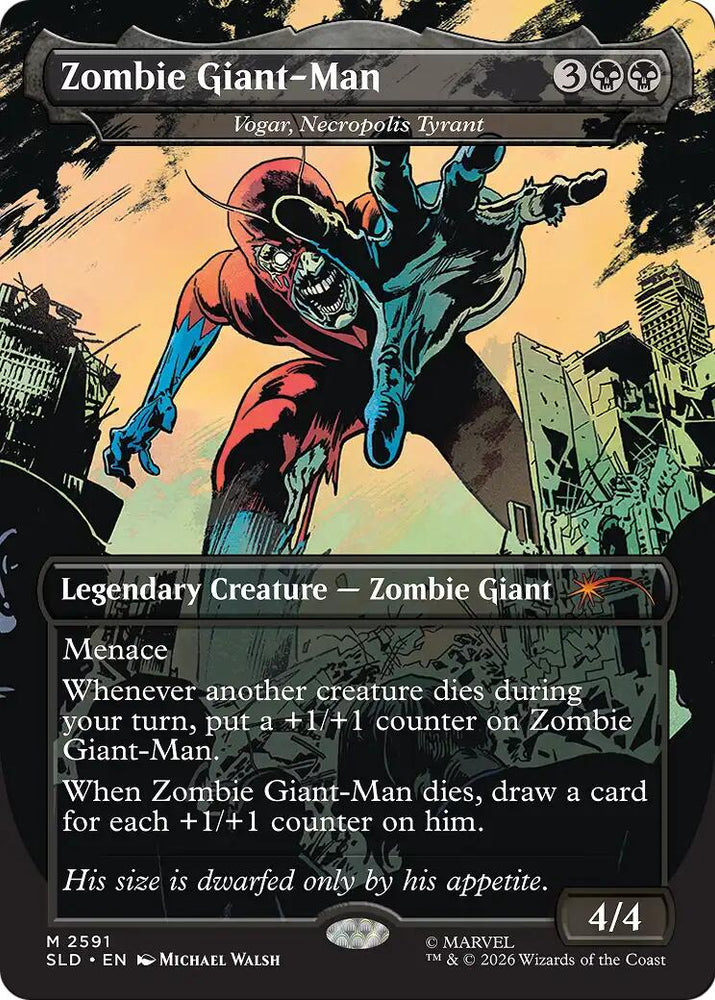 Zombie Giant-Man - Vogar, Necropolis Tyrant [Secret Lair Drop Series] Magic: The Gathering