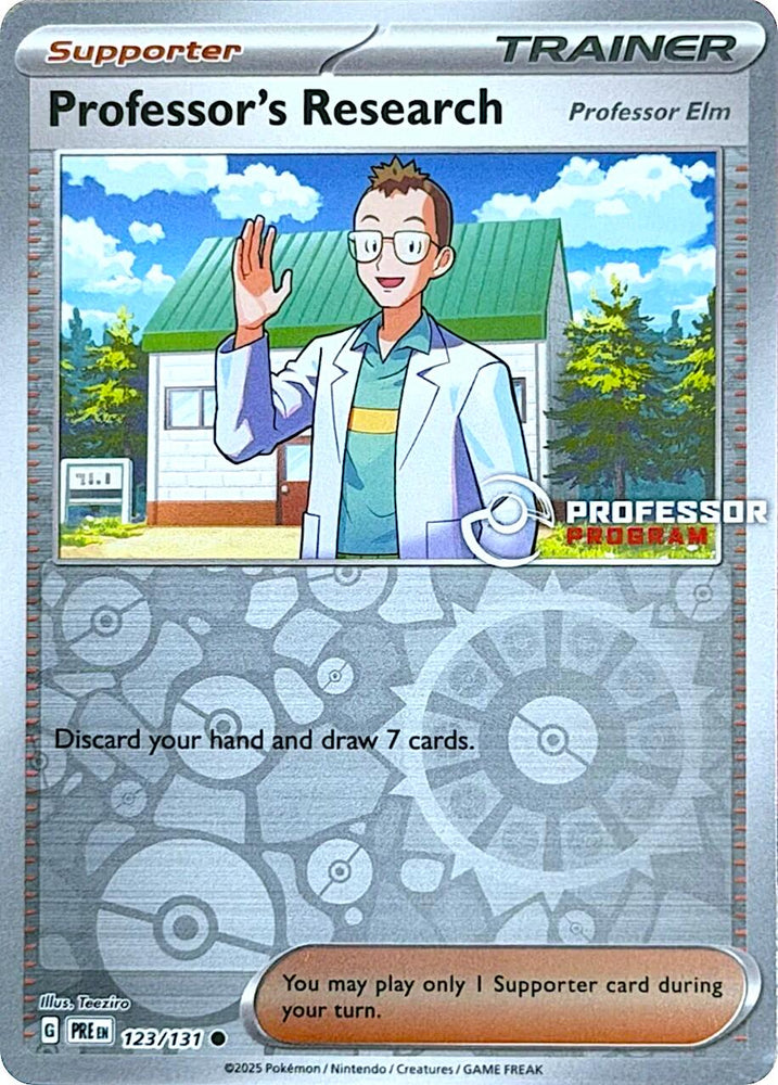Professor's Research [Professor Elm] - 123/131 [Professor Program Promos] Pokémon