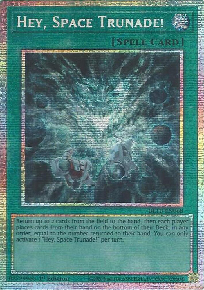 Hey, Space Trunade! (Starlight Rare) [BETB-EN068] Starlight Rare Yu-Gi-Oh!