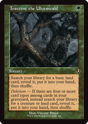 Traverse the Ulvenwald (Retro Frame) [Innistrad Remastered] Magic: The Gathering