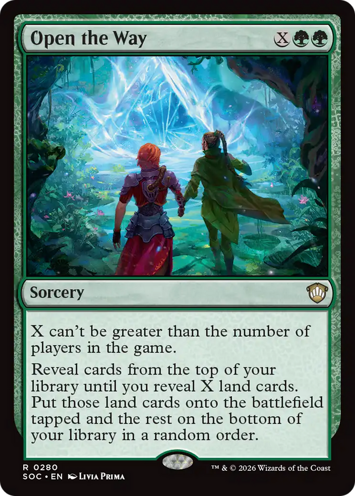 Open the Way [Secrets of Strixhaven Commander] Magic: The Gathering