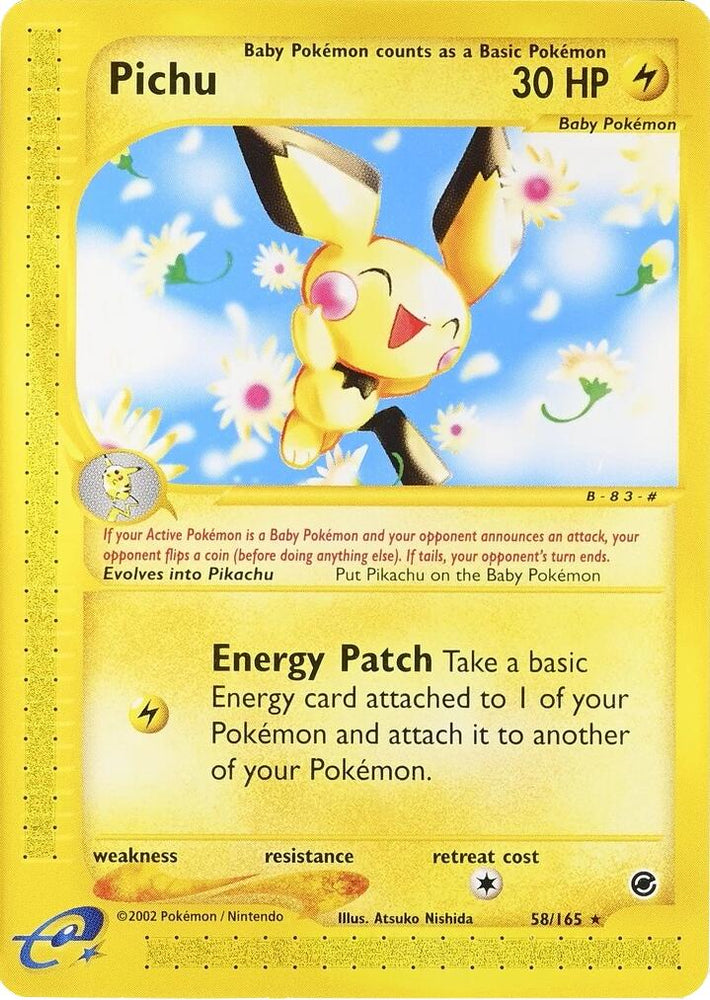 Pichu (58/165) (2002 E3 Promo) [Miscellaneous Cards] Pokémon