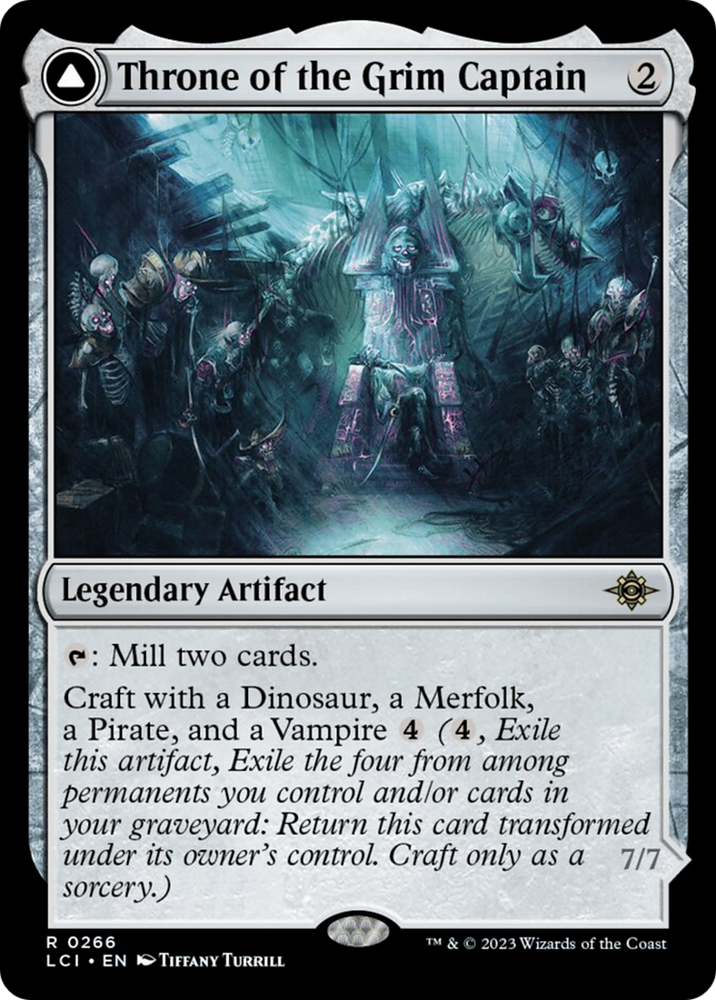 Throne of the Grim Captain // The Grim Captain [The Lost Caverns of Ixalan] Magic: The Gathering