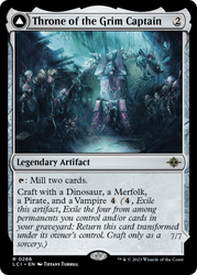 Throne of the Grim Captain // The Grim Captain [The Lost Caverns of Ixalan] Magic: The Gathering