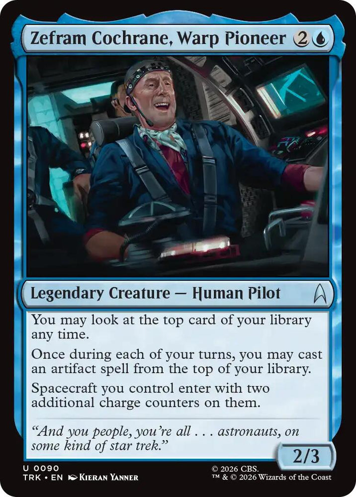 Zephram Cochrane, Warp Pioneer [Star Trek] Magic: The Gathering