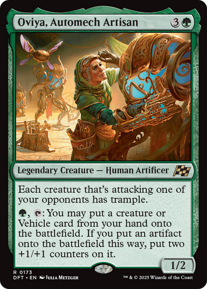 Oviya, Automech Artisan [Aetherdrift] Magic: The Gathering