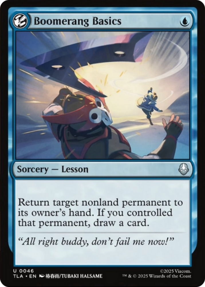 Boomerang Basics [Avatar: The Last Airbender] Magic: The Gathering