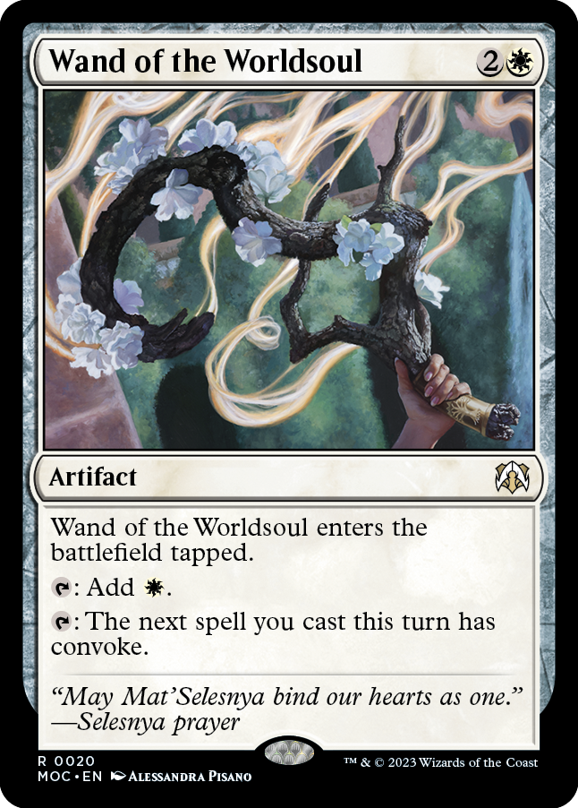 Wand of the Worldsoul [March of the Machine Commander] Magic: The Gathering