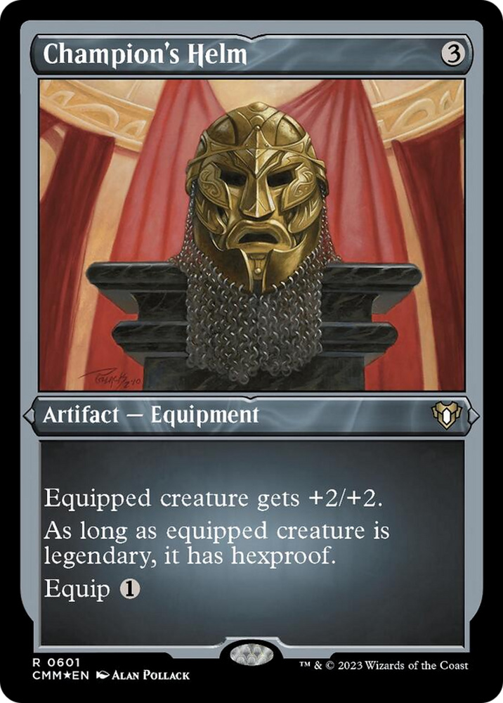 Champion's Helm (Foil Etched) [Commander Masters] Magic: The Gathering