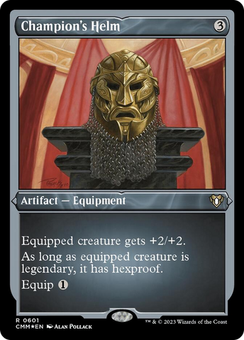 Champion's Helm (Foil Etched) [Commander Masters] Magic: The Gathering