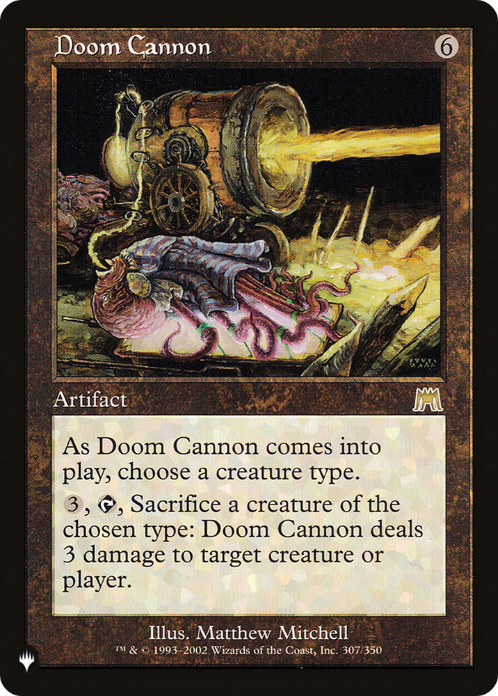 Doom Cannon [The List] Magic: The Gathering