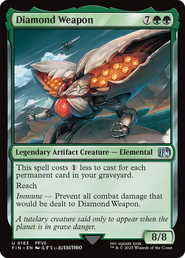 Diamond Weapon [FINAL FANTASY] Magic: The Gathering