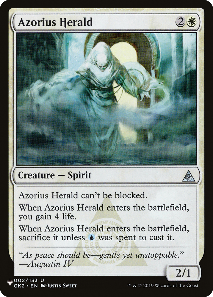 Azorius Herald [The List] Magic: The Gathering