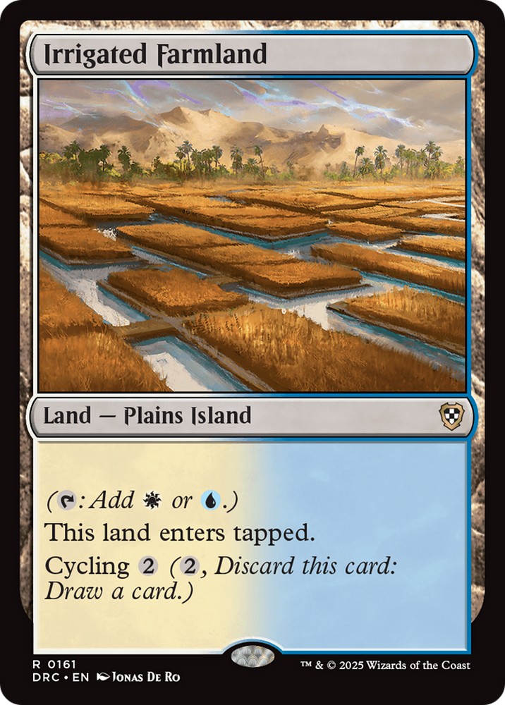 Irrigated Farmland [Aetherdrift Commander] Magic: The Gathering