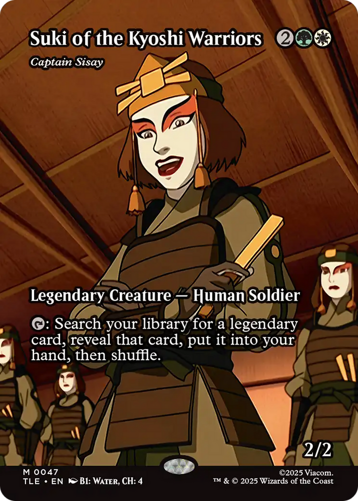 Suki of the Kyoshi Warriors - Captain Sisay (Borderless) [Avatar: The Last Airbender: Eternal-Legal] Magic: The Gathering