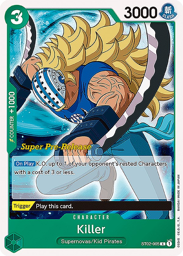 Killer [Super Pre-Release Starter Deck: Worst Generation] Bandai