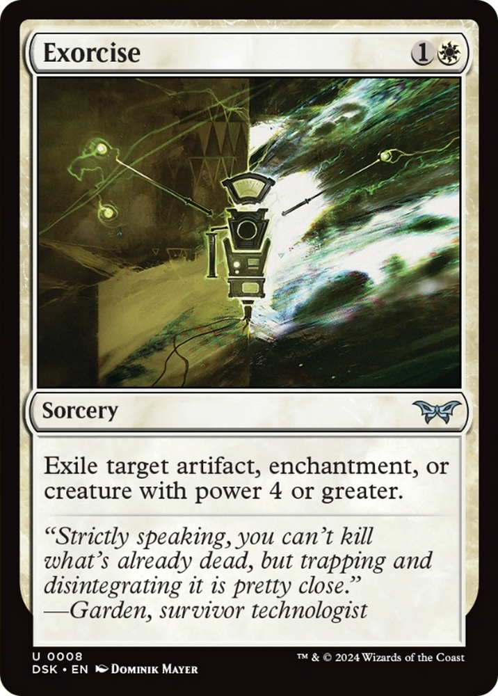 Exorcise [Duskmourn: House of Horror] Magic: The Gathering