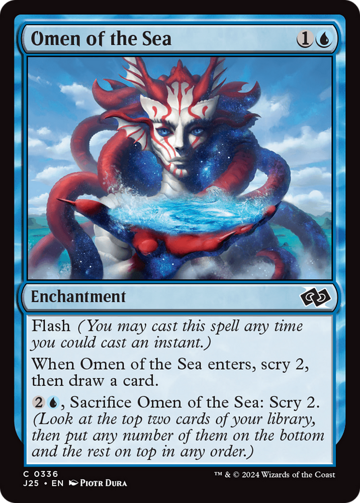 Omen of the Sea [Foundations Jumpstart] Magic: The Gathering