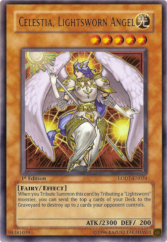 Celestia, Lightsworn Angel [LODT-EN024] Ultra Rare Yu-Gi-Oh!