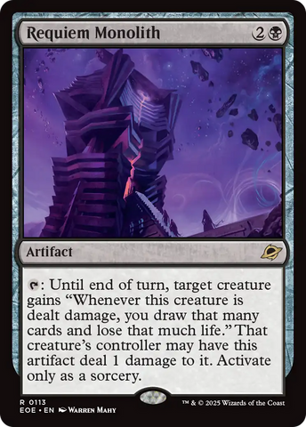 Requiem Monolith [Edge of Eternities] Magic: The Gathering