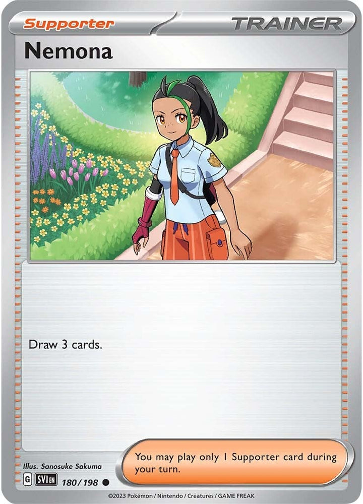 Nemona (180/198) [Scarlet & Violet: Base Set] Pokémon