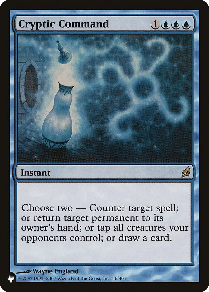 Cryptic Command [The List] Magic: The Gathering