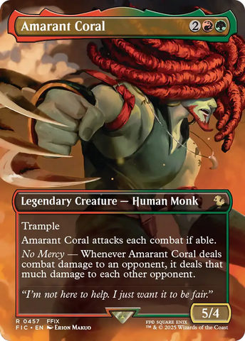 Amarant Coral (Borderless) [FINAL FANTASY Commander] Magic: The Gathering