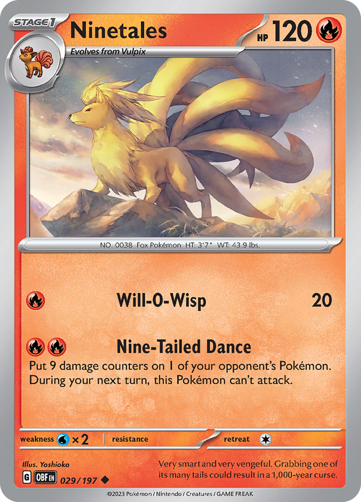 Ninetales (029/197) [Scarlet & Violet: Obsidian Flames] Pokémon