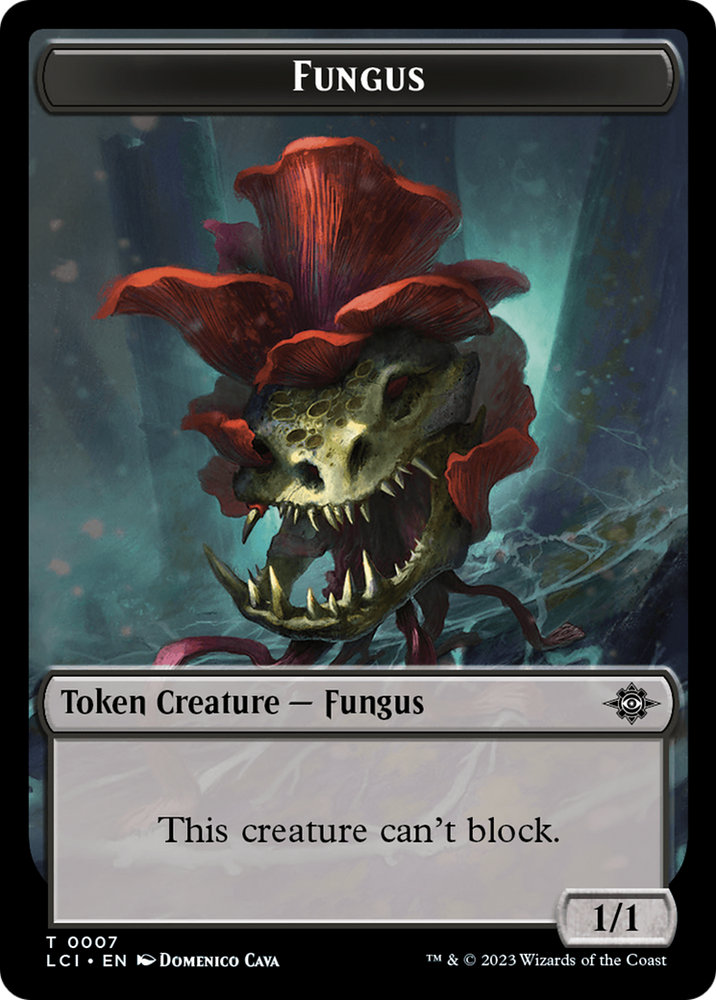 Map // Fungus Double-Sided Token [The Lost Caverns of Ixalan Tokens] Magic: The Gathering