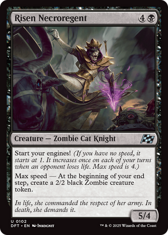 Risen Necroregent [Aetherdrift] Magic: The Gathering