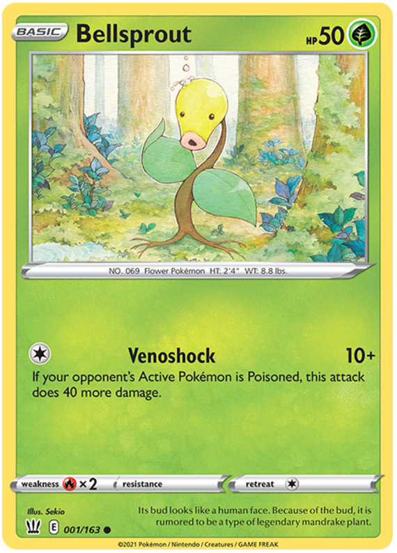 Bellsprout (001/163) [Sword & Shield: Battle Styles] Pokémon