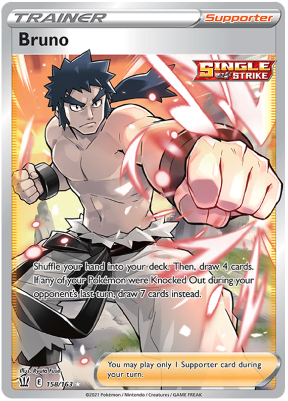 Bruno (158/163) [Sword & Shield: Battle Styles] Pokémon