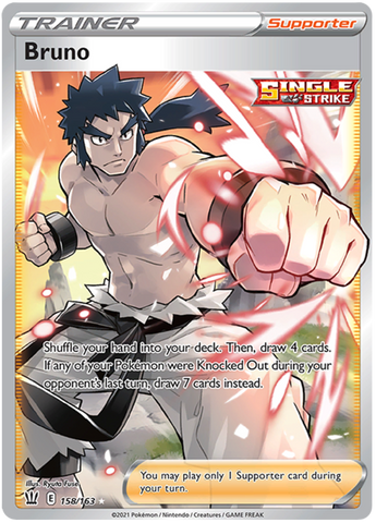 Bruno (158/163) [Sword & Shield: Battle Styles] Pokémon