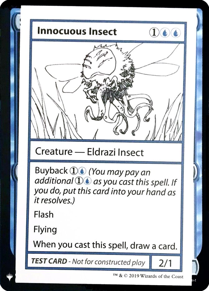 Innocuous Insect [Mystery Booster Playtest Cards] Magic: The Gathering