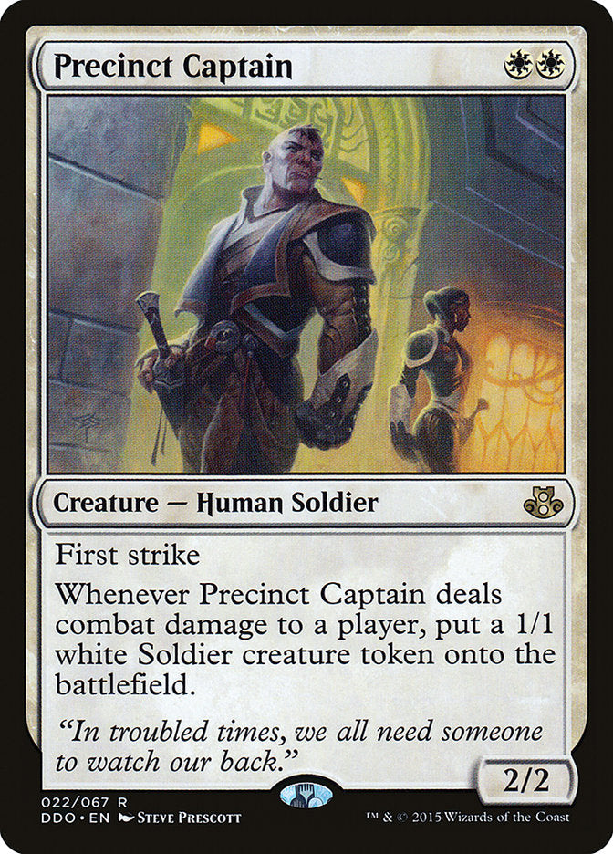 Precinct Captain [Duel Decks: Elspeth vs. Kiora] Magic: The Gathering