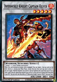 Infernoble Knight Captain Oliver [PHRA-EN038] Super Rare Yu-Gi-Oh!