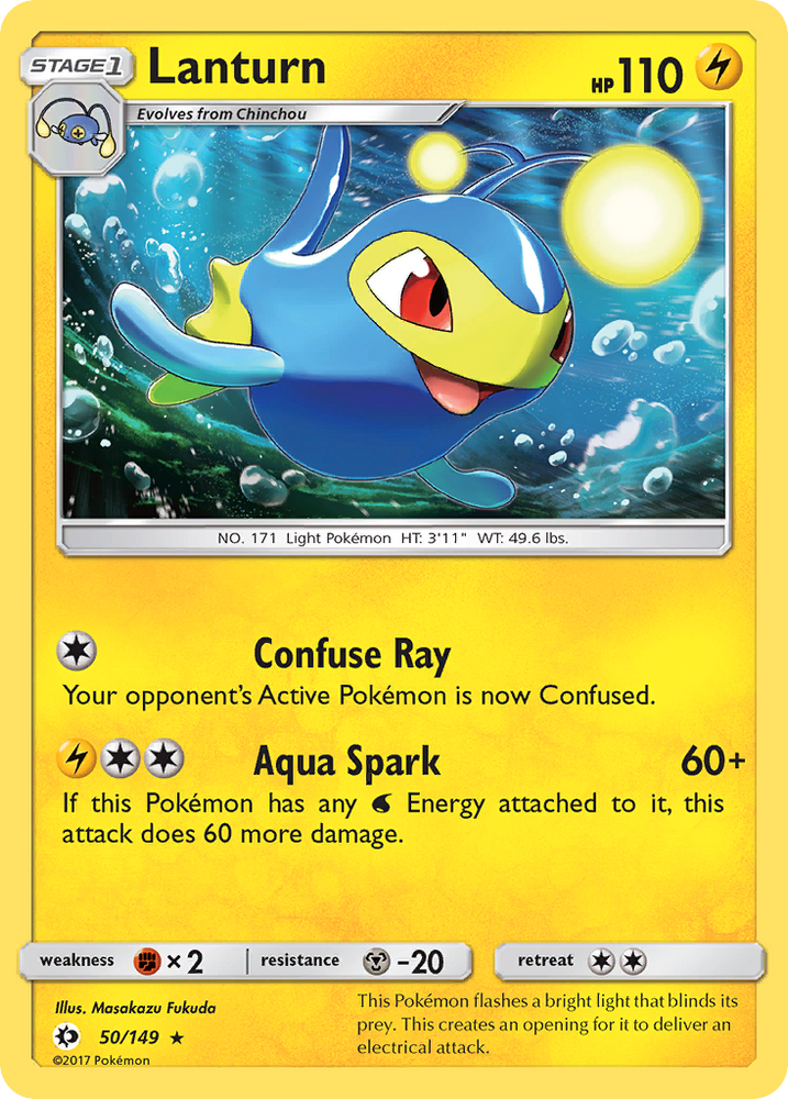 Lanturn (50/149) [Sun & Moon: Base Set] Pokémon