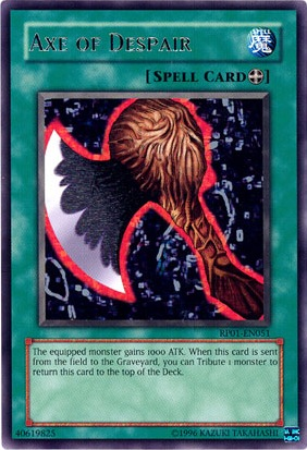 Axe of Despair [RP01-EN051] Rare Yu-Gi-Oh!