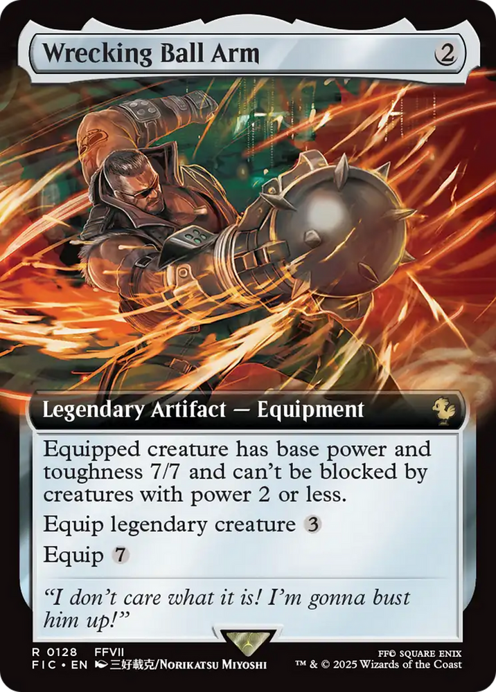 Wrecking Ball Arm (Extended Art) [FINAL FANTASY Commander] Magic: The Gathering
