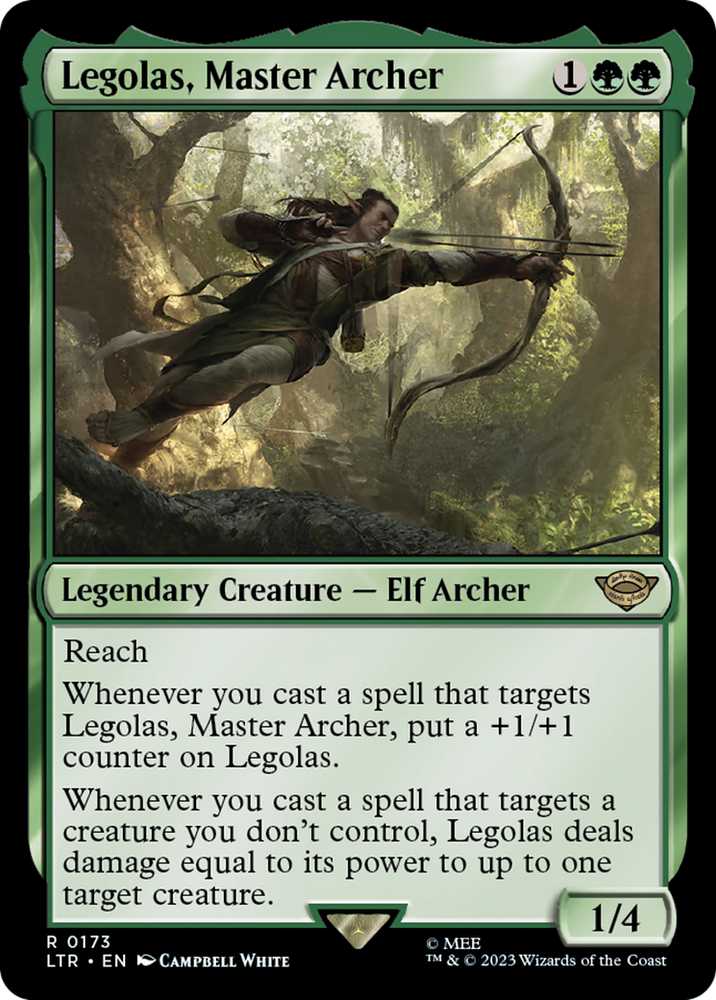 Legolas, Master Archer [The Lord of the Rings: Tales of Middle-Earth] Magic: The Gathering