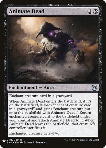 Animate Dead [Mystery Booster] Magic: The Gathering