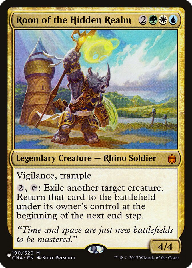 Roon of the Hidden Realm [The List] Magic: The Gathering