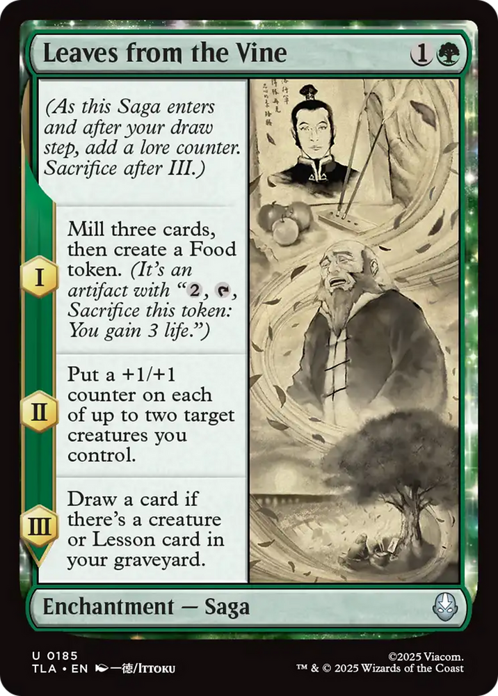 Leaves from the Vine [Avatar: The Last Airbender] Magic: The Gathering