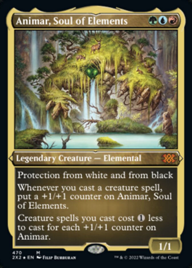 Animar, Soul of Elements (Foil Etched) [Double Masters 2022] Magic: The Gathering