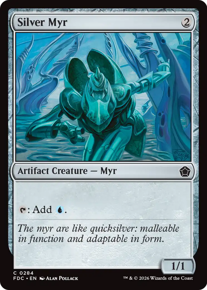 Silver Myr [Foundations Commander] Magic: The Gathering
