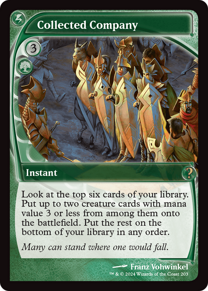 Collected Company (Future Sight) [Mystery Booster 2] Magic: The Gathering