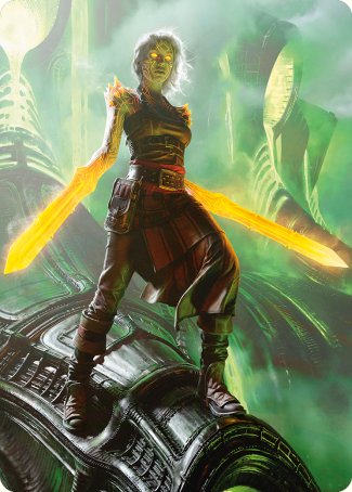 Nahiri, the Unforgiving Art Card [Phyrexia: All Will Be One Art Series] Magic: The Gathering