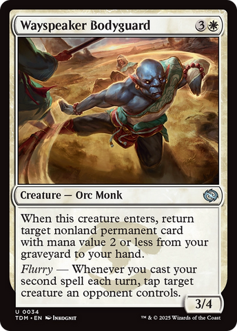 Wayspeaker Bodyguard [Tarkir: Dragonstorm] Magic: The Gathering