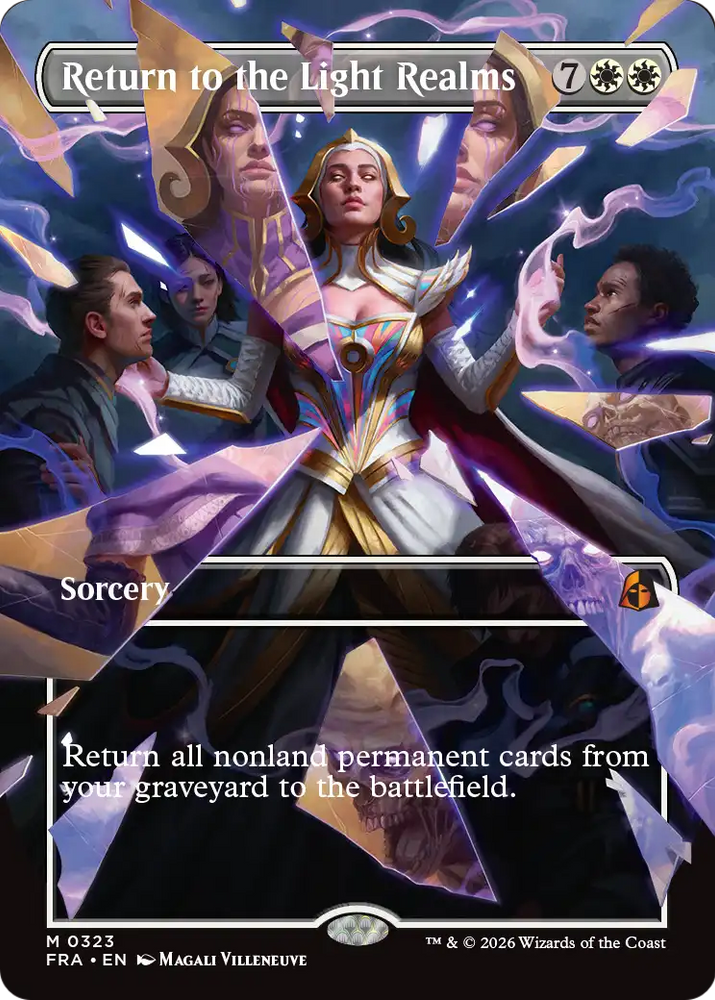 Return to the Light Realms (Borderless) (0323) [Reality Fracture] Magic: The Gathering