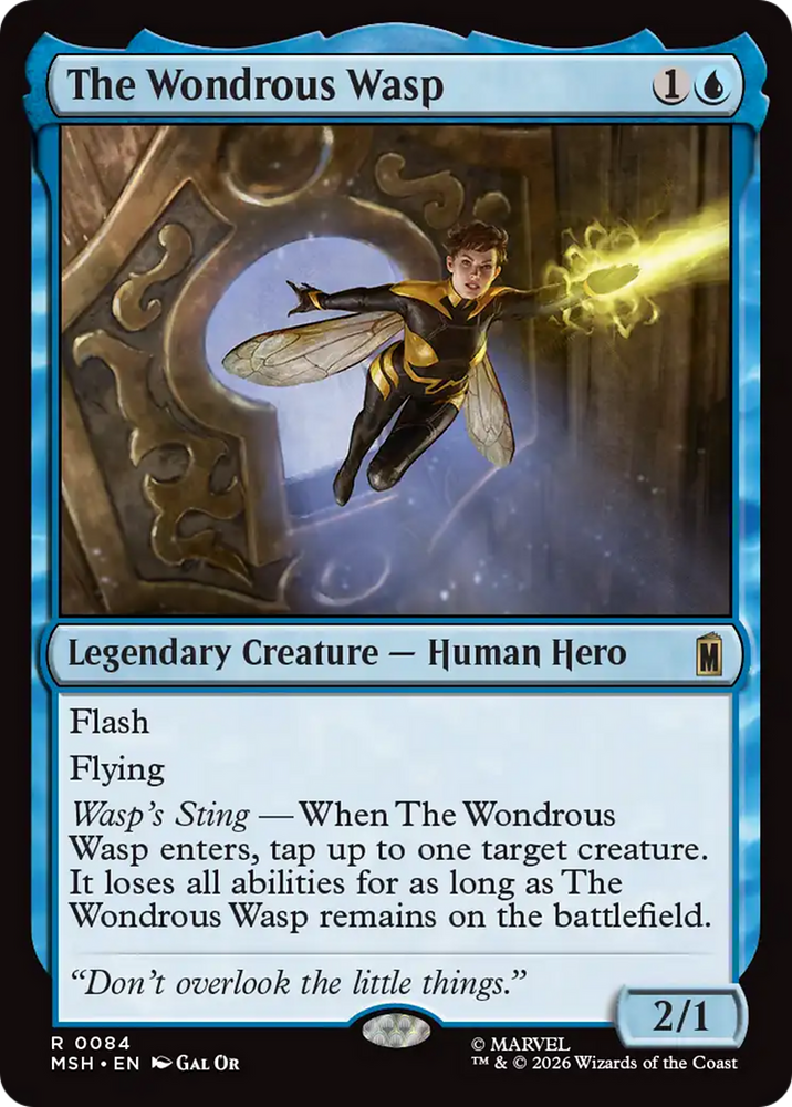 The Wondrous Wasp [Marvel Super Heroes] Magic: The Gathering